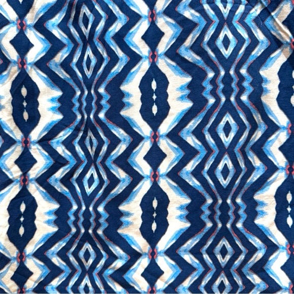 Flying Tomato Blue & White Geometric Jumpsuit - Size Large - Picture 6 of 12